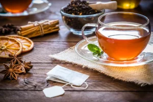 cup of herbal tea
